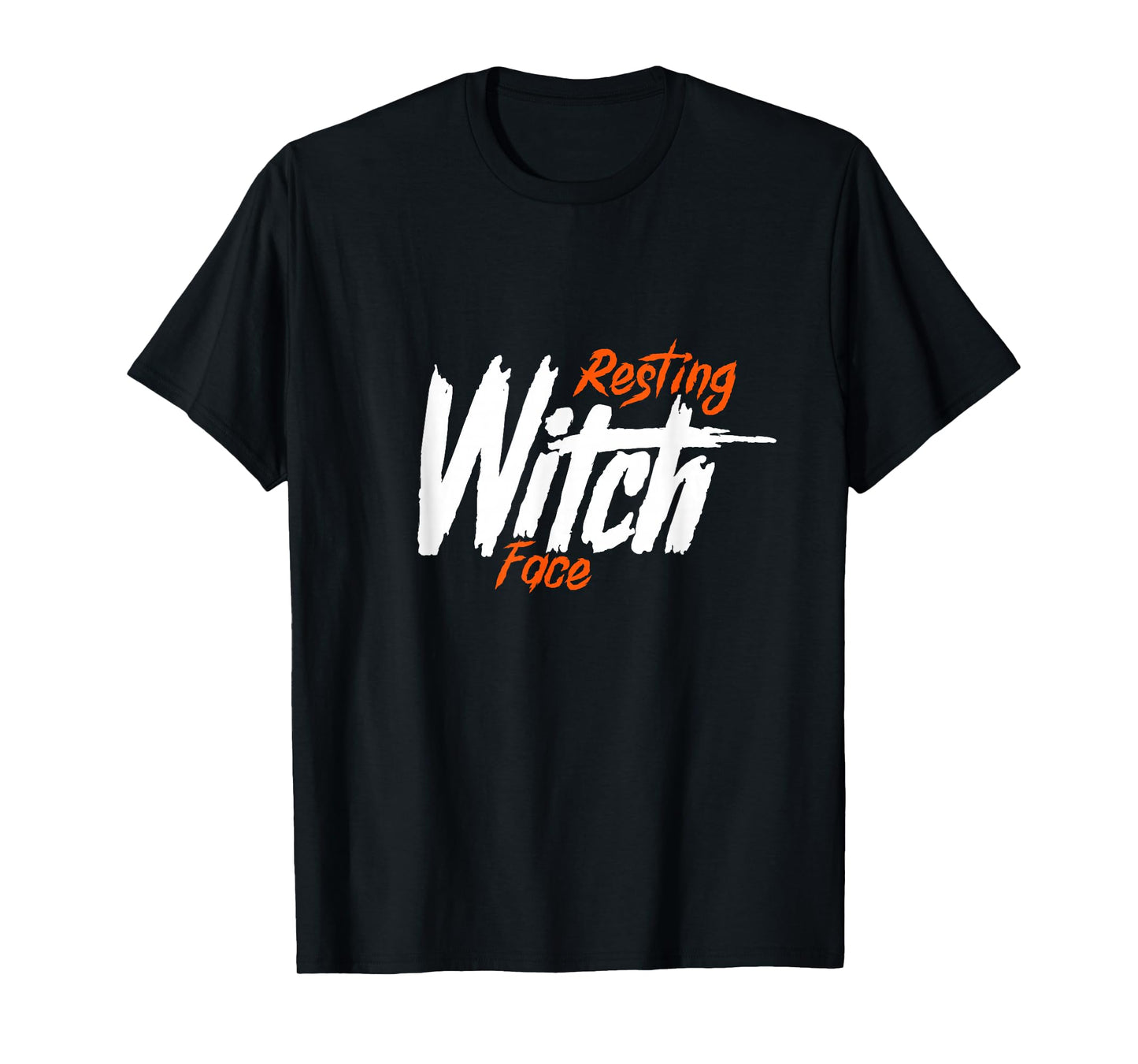 Resting Witch Face Funny Halloween Pun Design T-Shirt