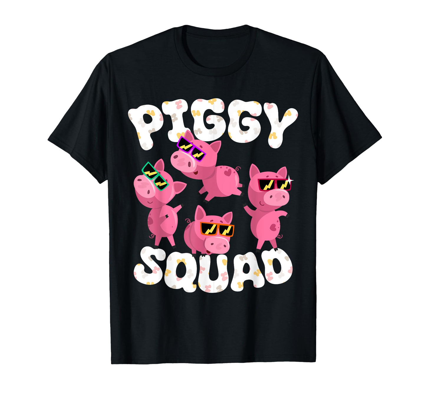 Piggy Squad Pig Farmer Animal Lovers Farming Farm T-Shirt