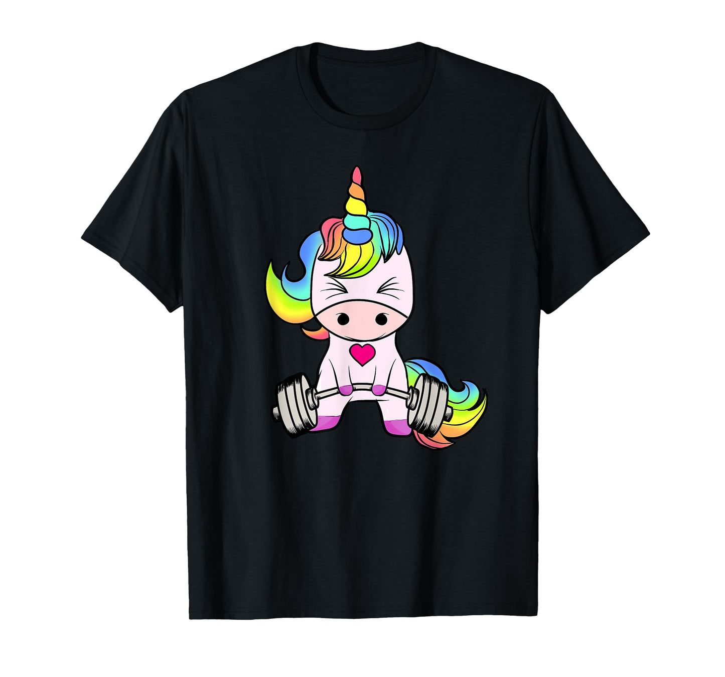 Unicorn Gym T-Shirt, Unicorn Weightlifting Shirt T-Shirt