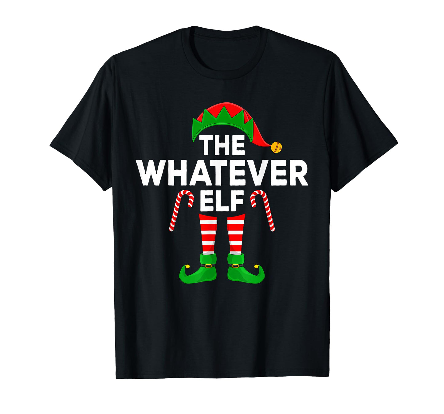 The Whatever Elf Xmas Matching Family Elf Christmas T-Shirt