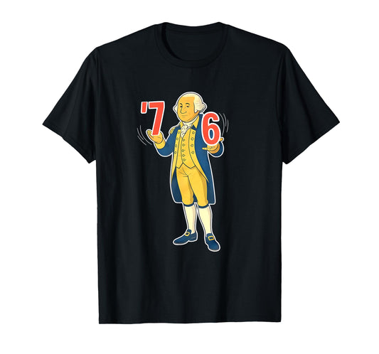 6-7 7-6 George Washington Shirt Six Seven American Design T-Shirt