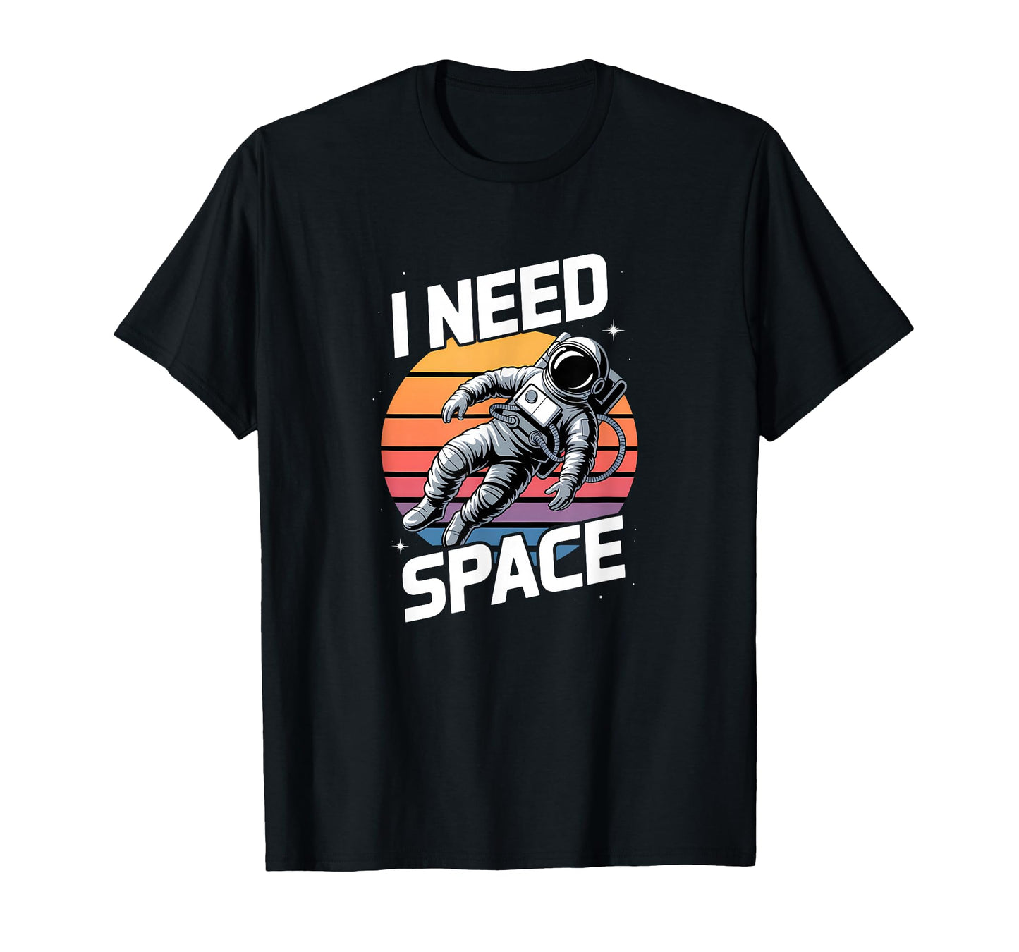 Vintage Space Clothing for Introverts - I Need Space T-Shirt