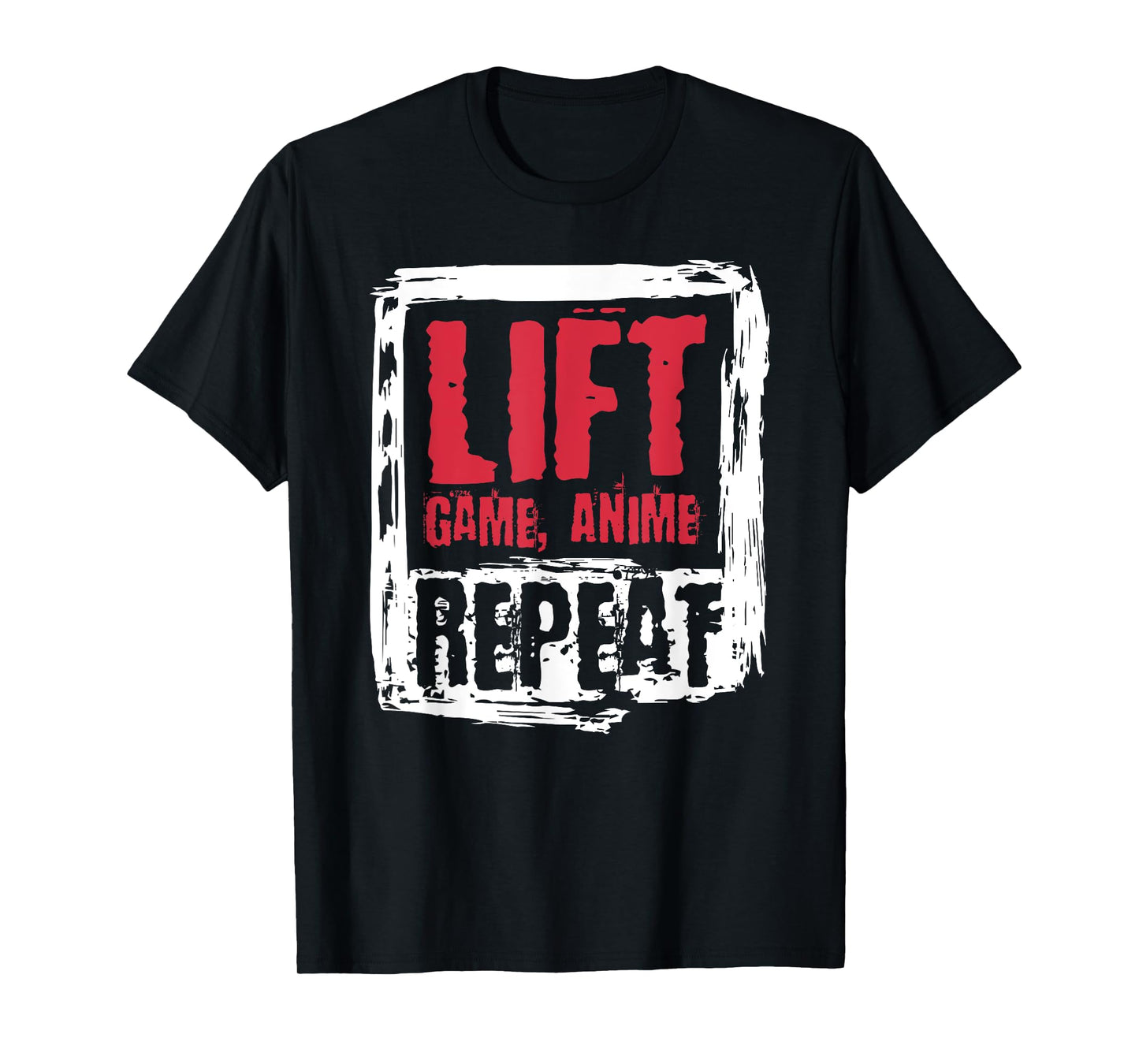 Lift Game Anime Repeat Workout Gym Gift T-Shirt