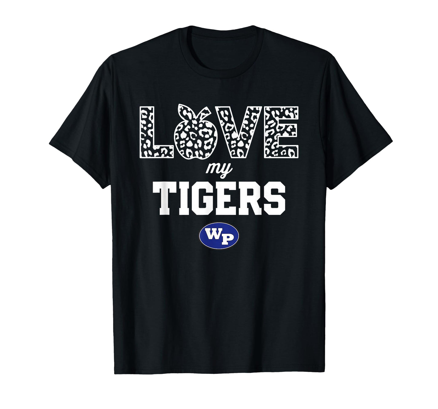 Wills Point Tigers Logo Love My Team HS T-Shirt