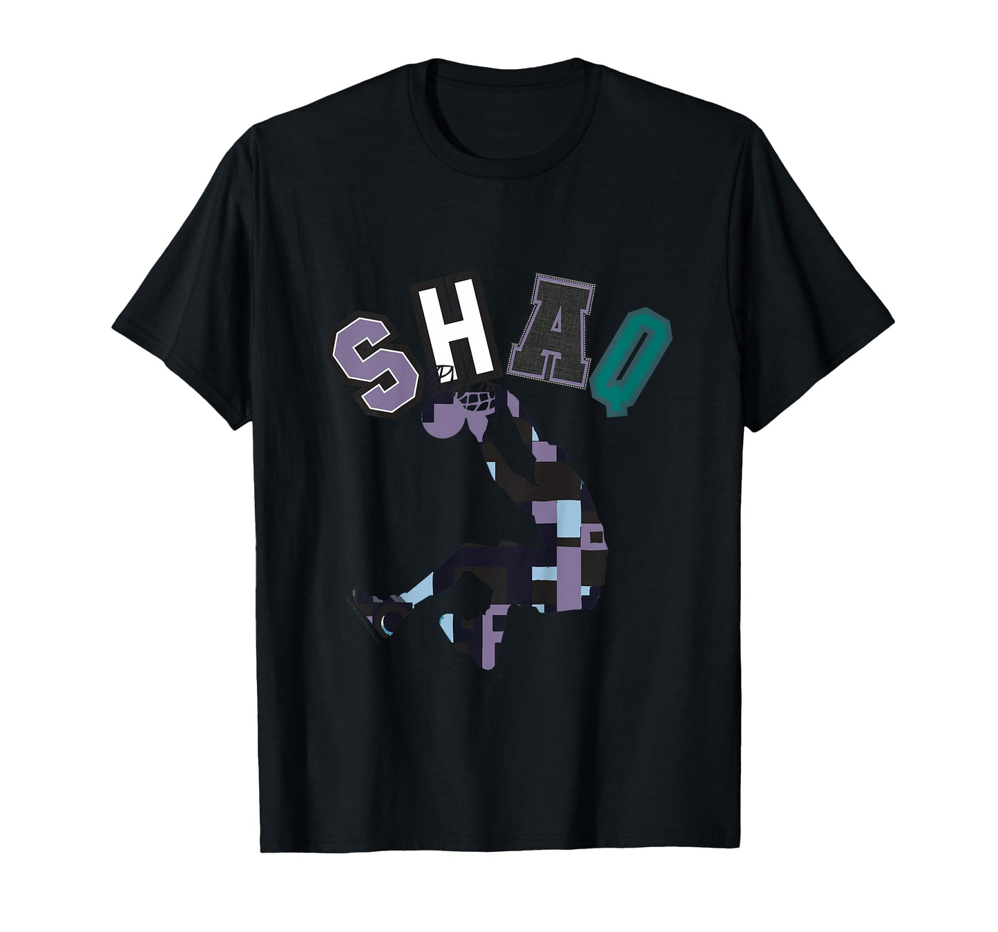 Shaquille O’Neal Kids Retro Vintage Dunk Collage T-Shirt