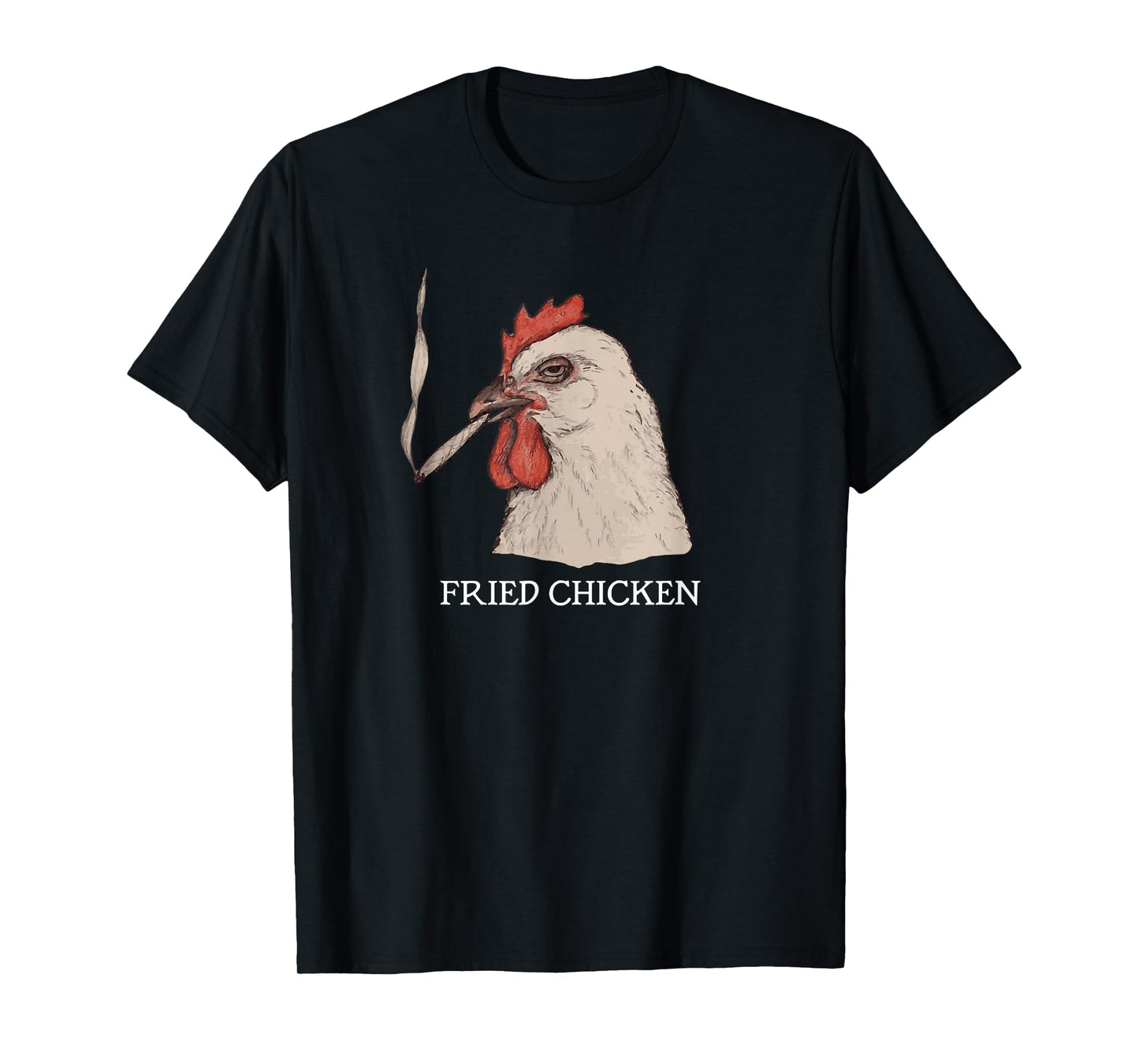 Fried Chicken 420 Smoking Marijuana, Funny Stoner, Weed Meme T-Shirt