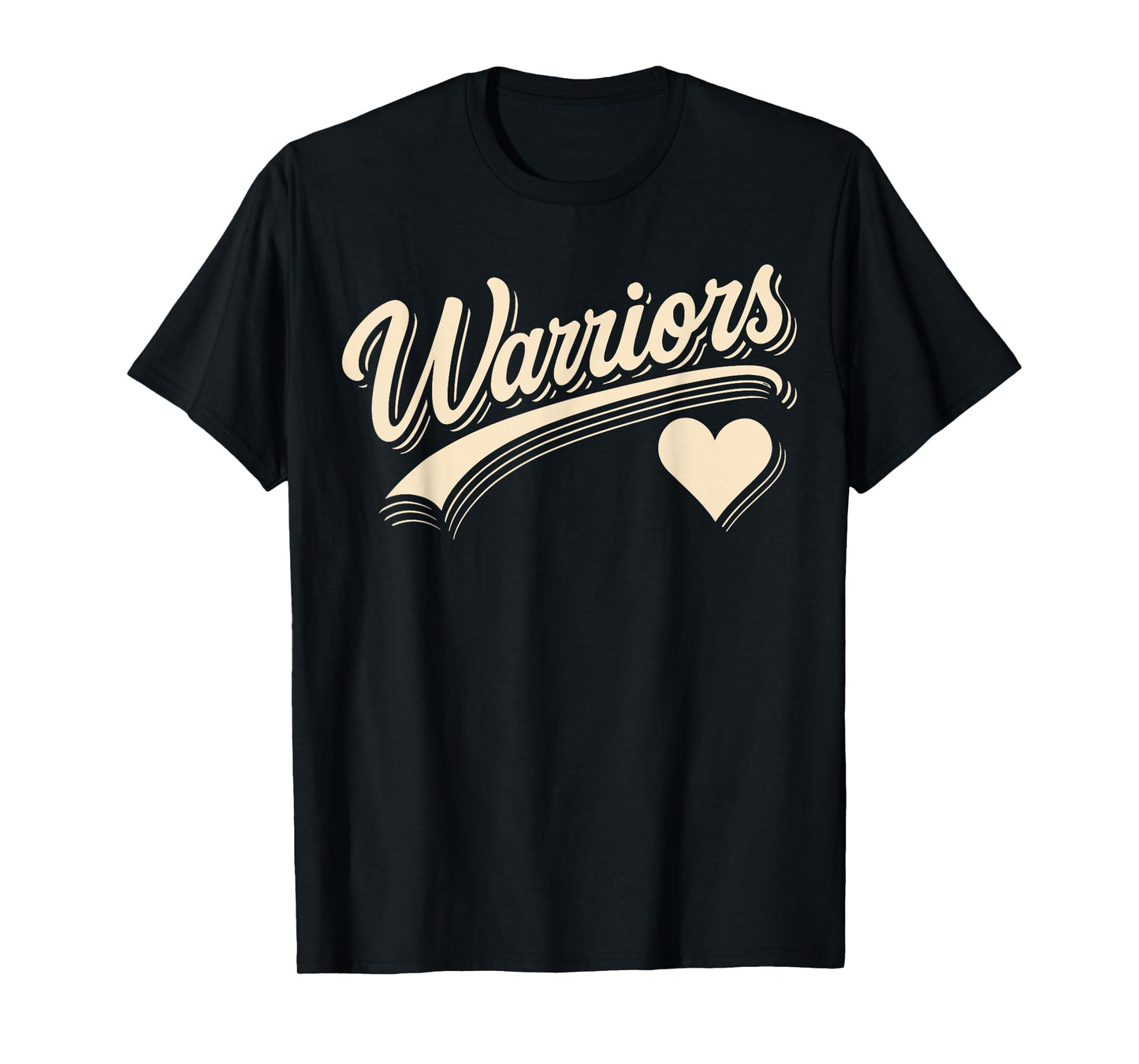 Vintage Warriors Heart Apparel for Men Women Kid Boy Girl T-Shirt