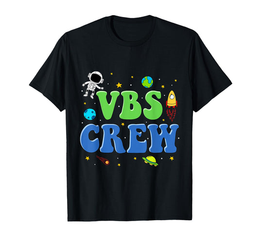 VBS Crew Vacation Bible School Space Astronaut Kids 2023 T-Shirt