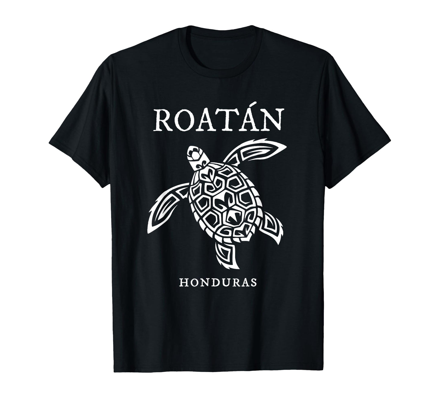 Vintage Roatan Honduras Sea Turtle Vacation Souvenir T-Shirt