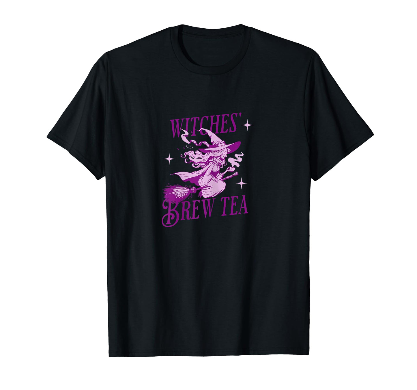 Halloween - Witches Brew Tea Flying Witch T-Shirt