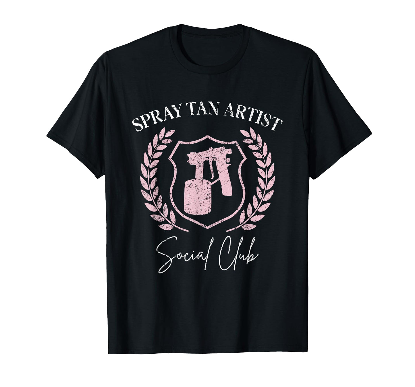 Vintage Spray Tan Artist Social Club Spray Tan Artist T-Shirt