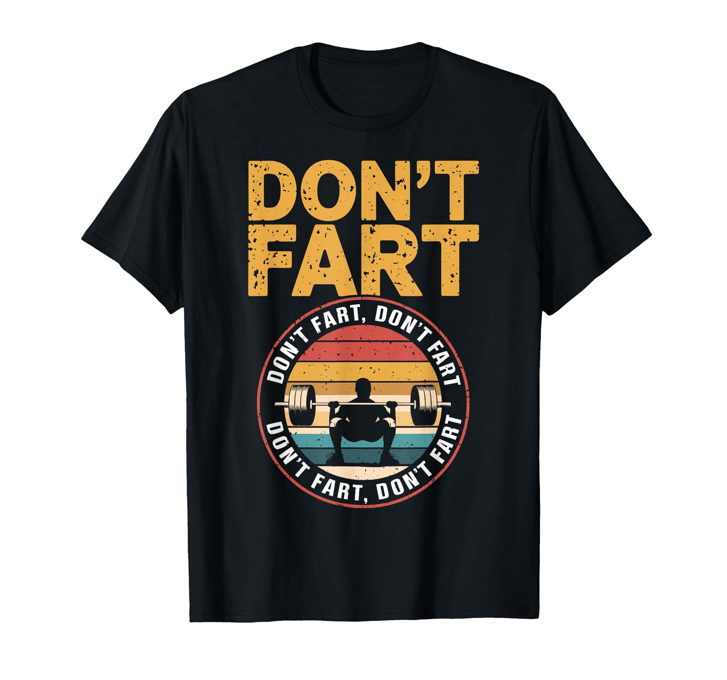 Lift Loud, Stay Strong Unisex Adult Retro Humorous Fitness T-Shirt - Black, Small, Short Sleeve