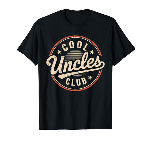 Vintage Cool Uncles Club Funny Uncle Fathers Day T-Shirt