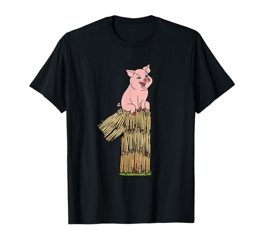 Three Little Pigs Pig 1 Halloween Costume Kids Adults T-Shirt