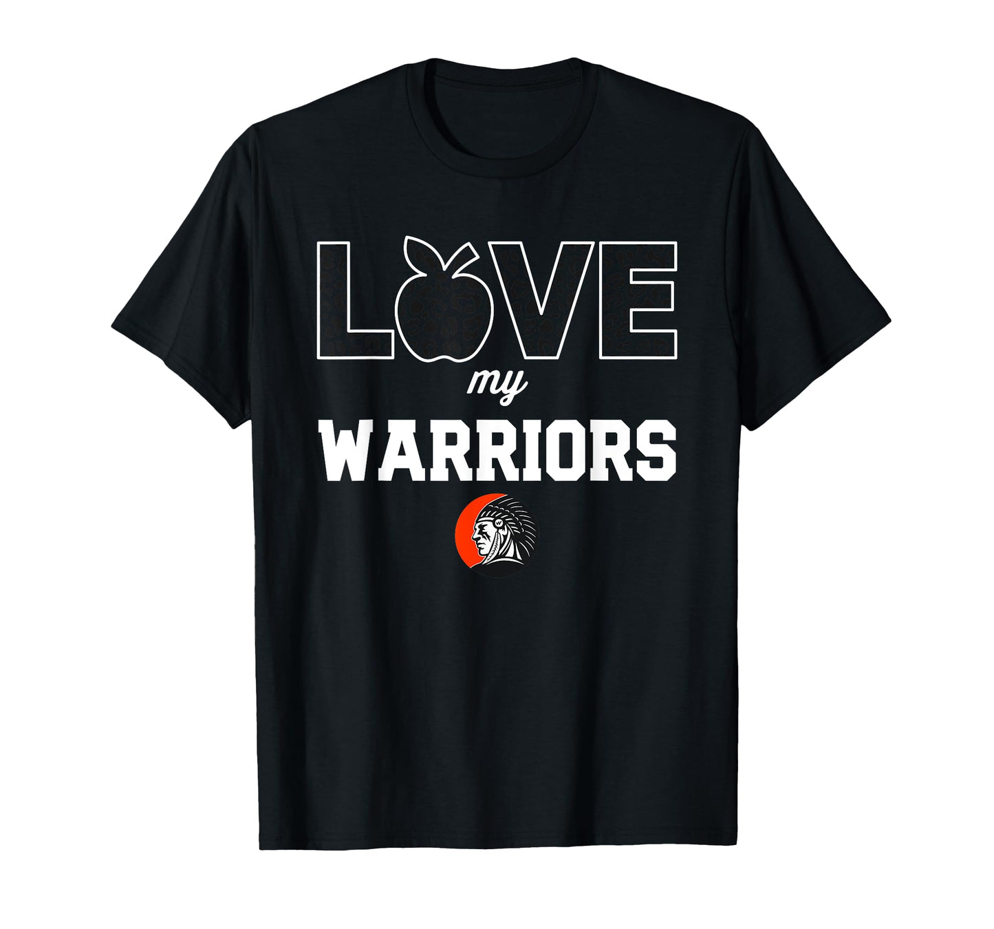 Wesclin Warriors Logo Love My Team HS T-Shirt