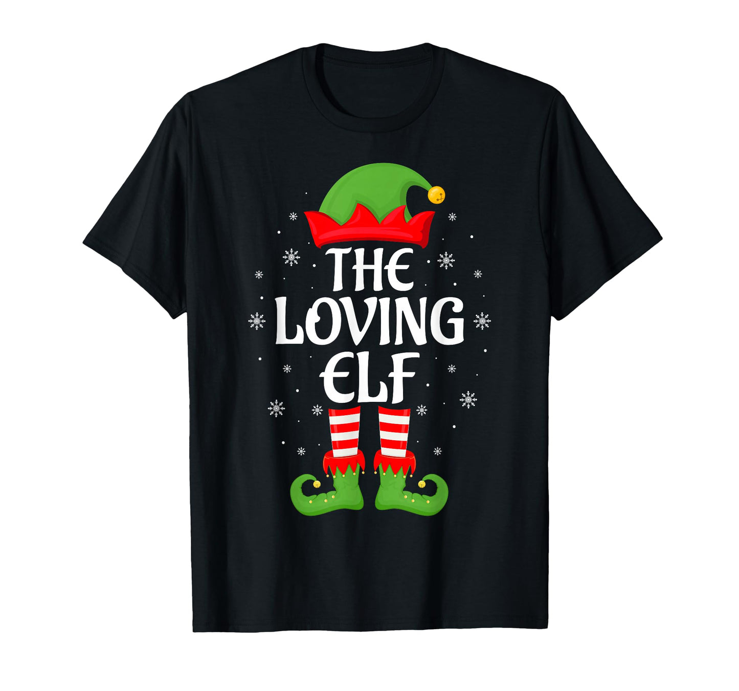 Loving Elf Xmas Family Matching Elf Squad Christmas T-Shirt