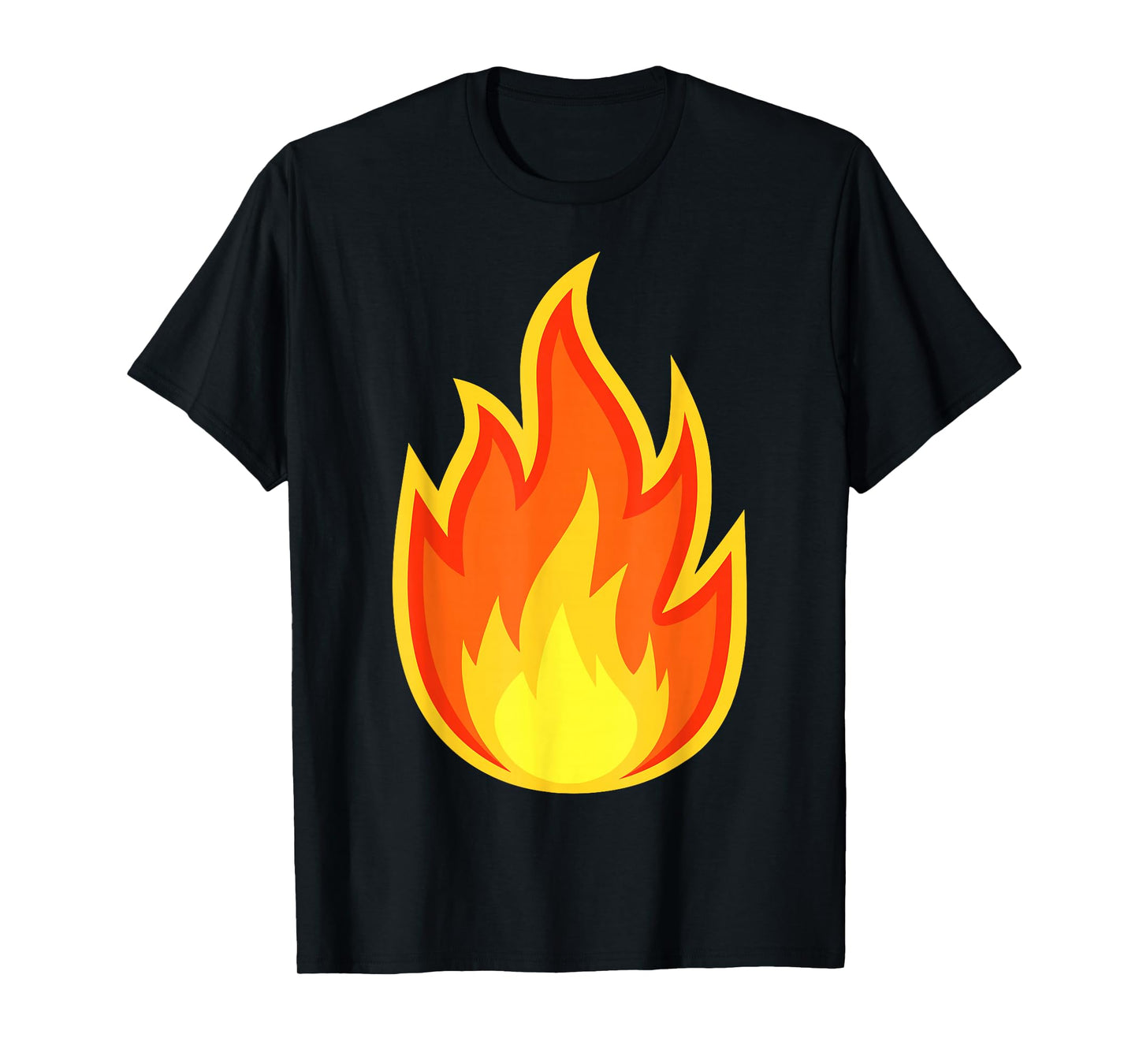 Fire Flame Shirt Adult Kids Men Women Fire Flame Costume T-Shirt