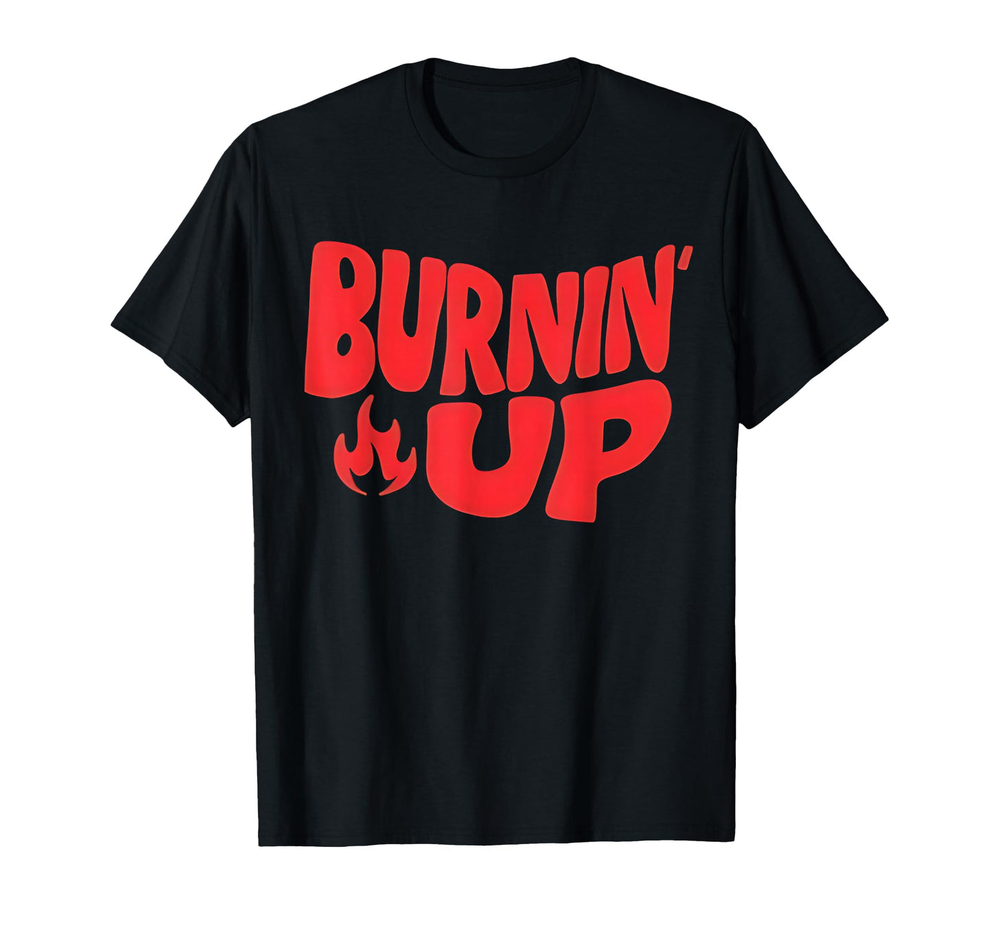 Burnin Up Flames Vintage T-Shirt