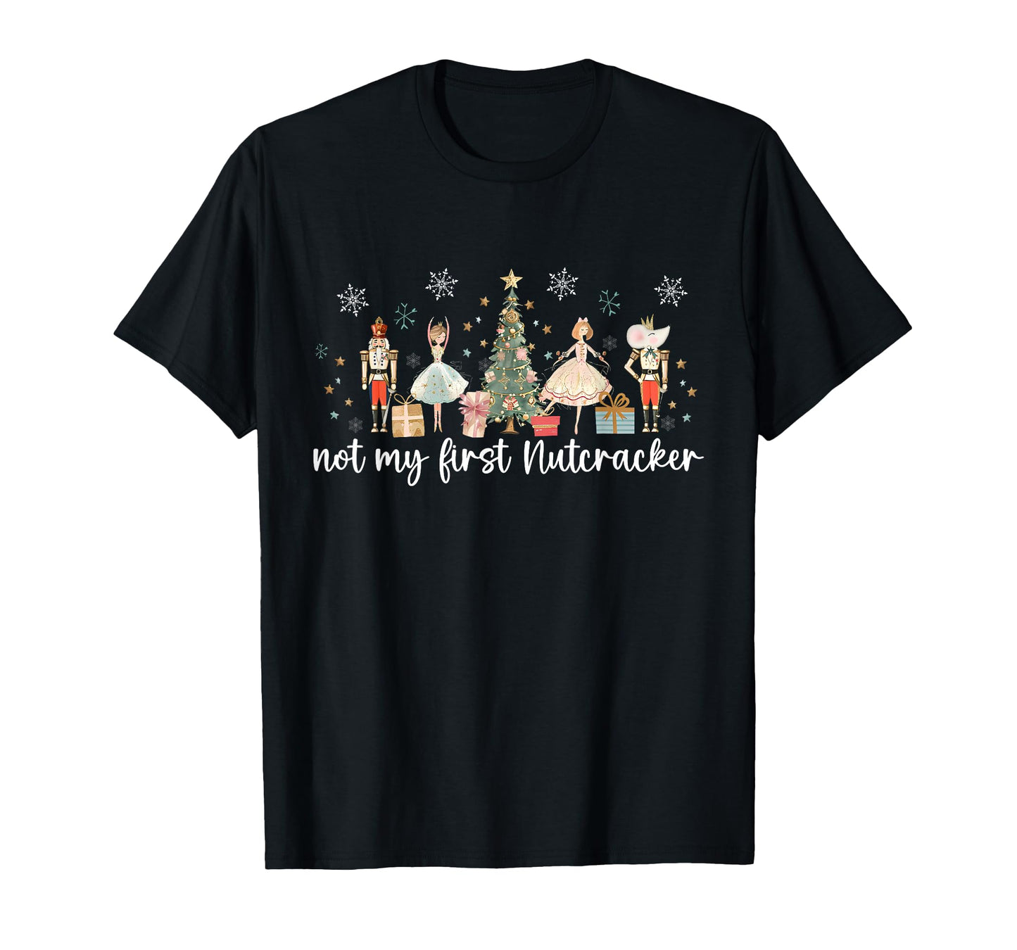 Vintage Retro Not My First Nutcracker Sugar Fairy Plum Xmas T-Shirt