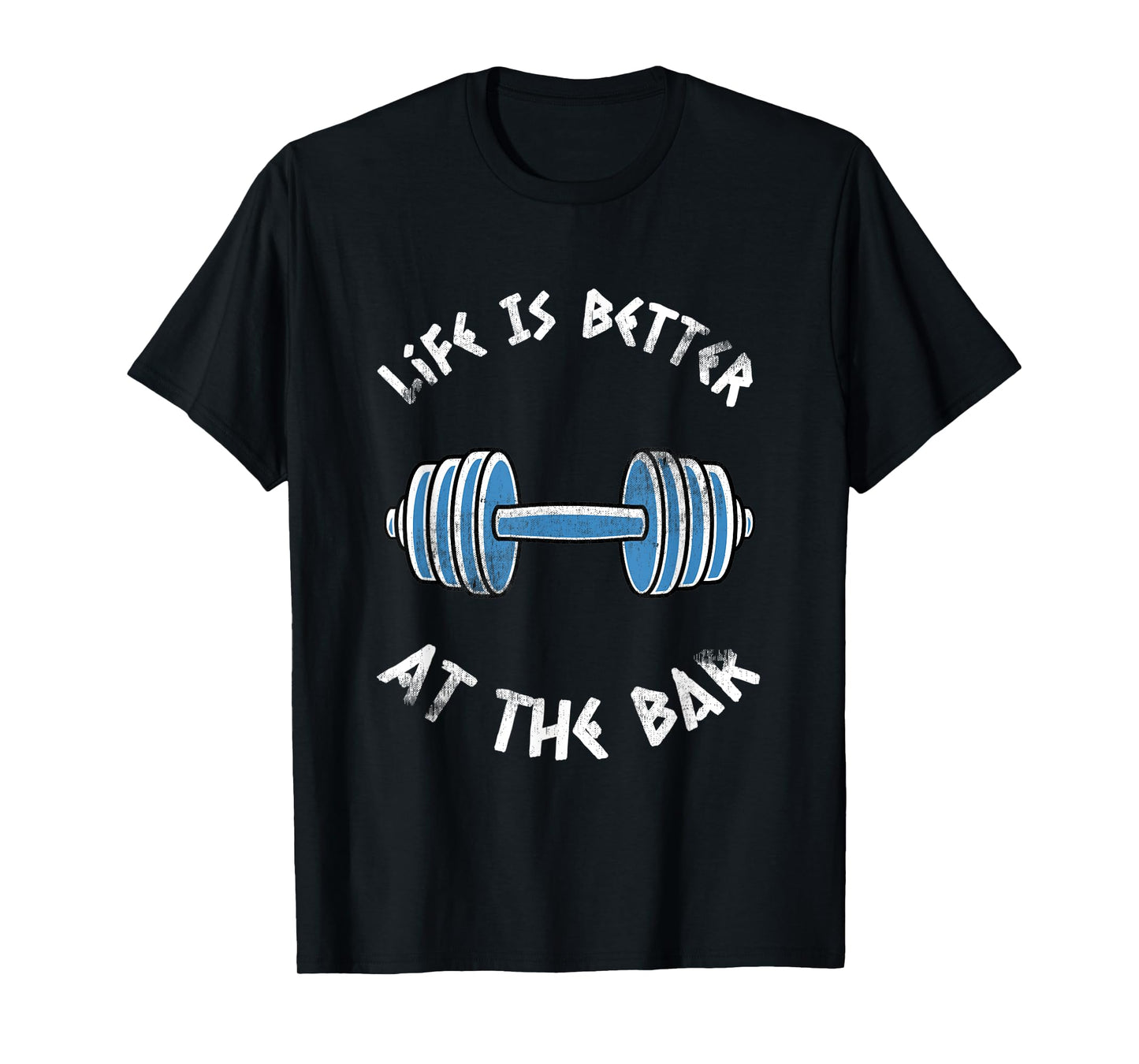 Funny Gym "Life Is Better At The Bar" Vintage Graphic Tee