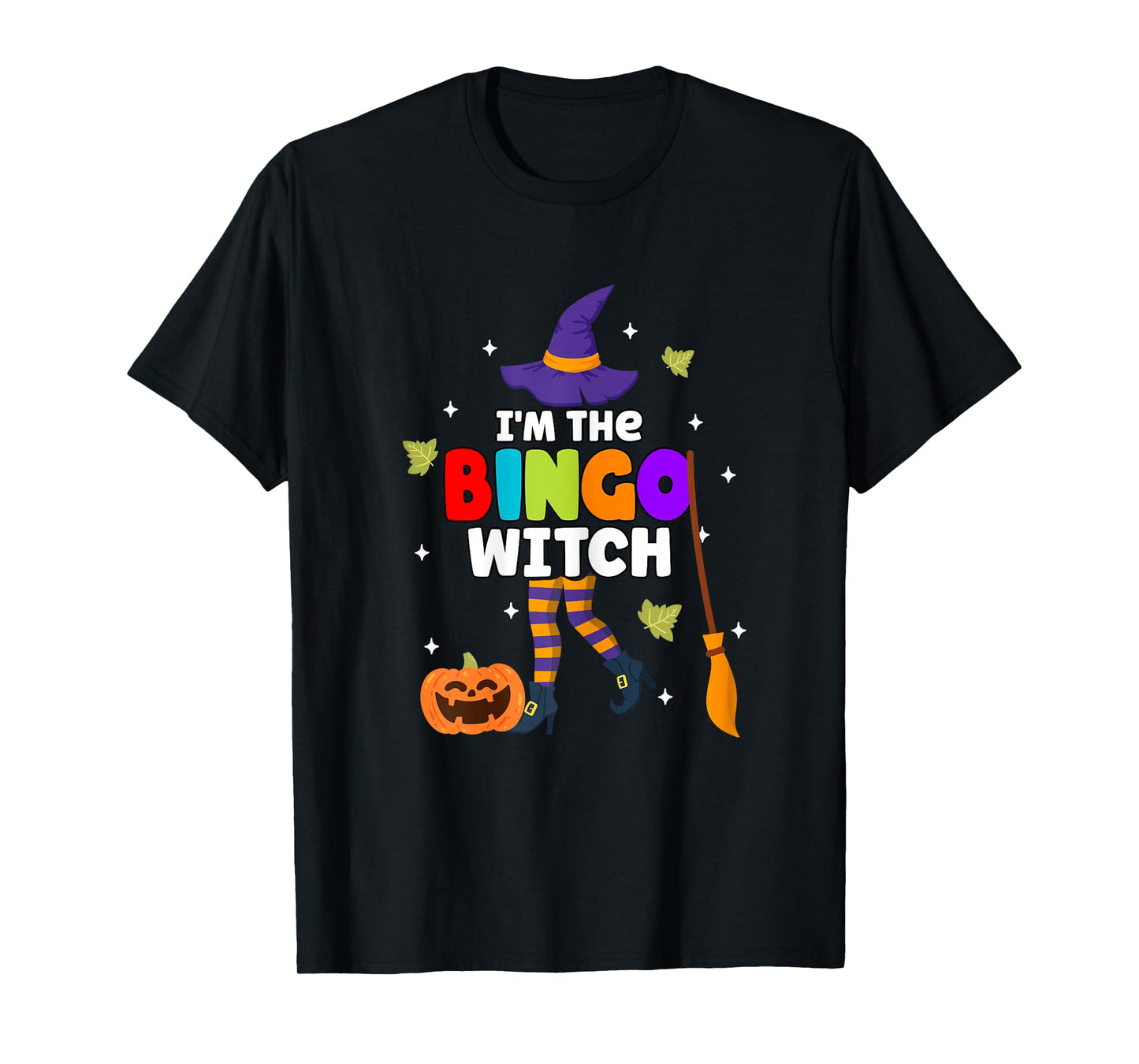 Halloween I'm The Bingo Witch Matching Family T-Shirt