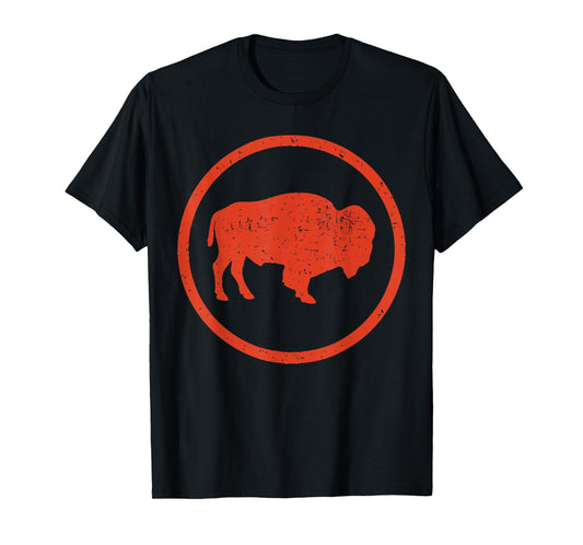Bison Vintage Retro American Buffalo T-Shirt