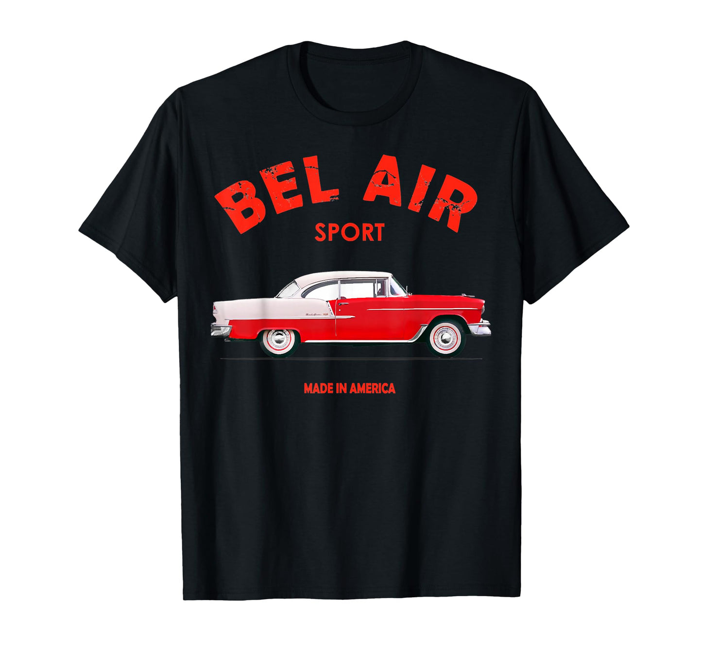 1955 55 chevys bel air sport classic vintage muscle car T-Shirt