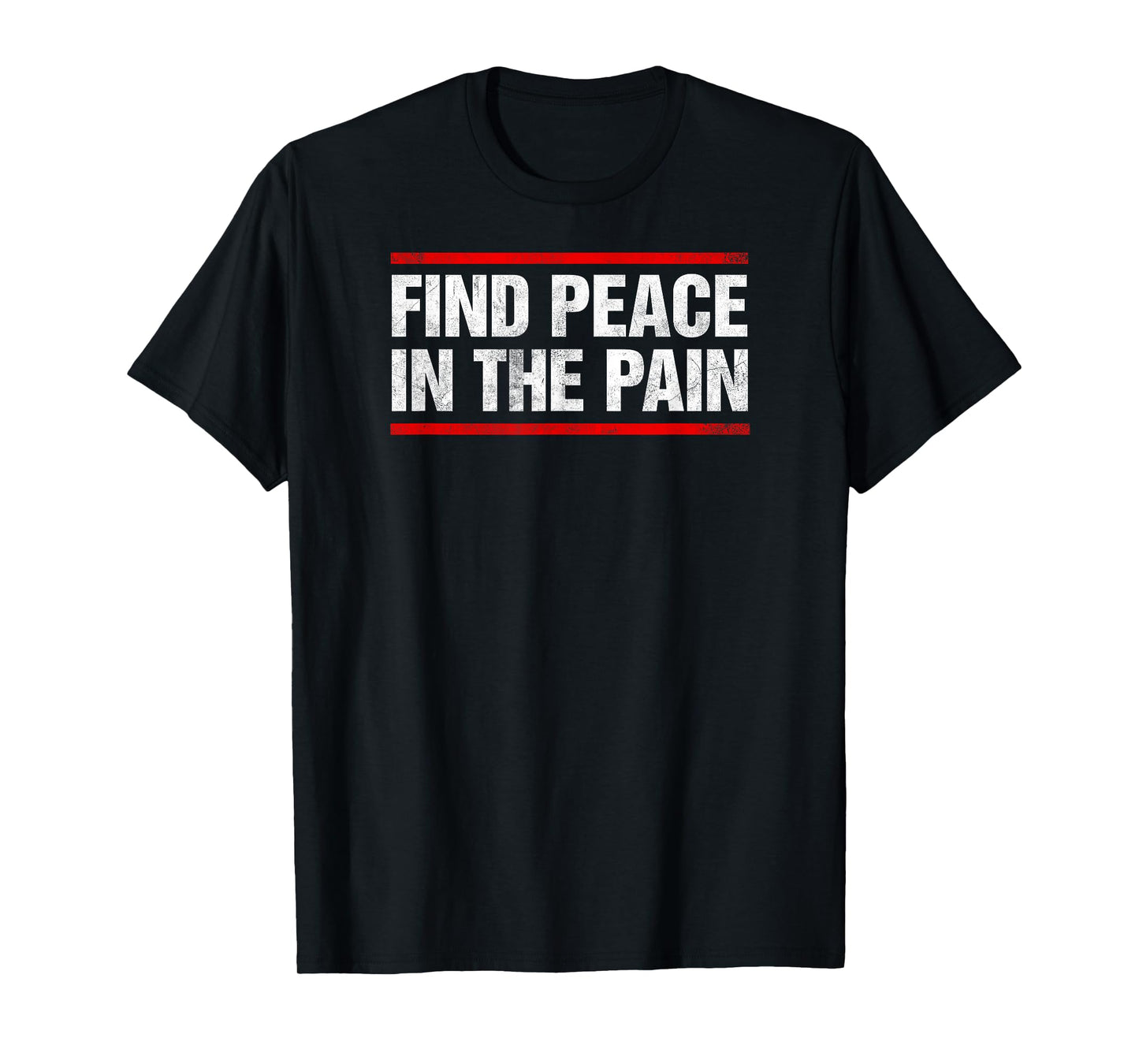 Find Peace In The Pain Vintage Distressed T-Shirt
