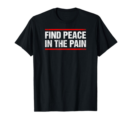 Find Peace In The Pain Vintage Distressed T-Shirt