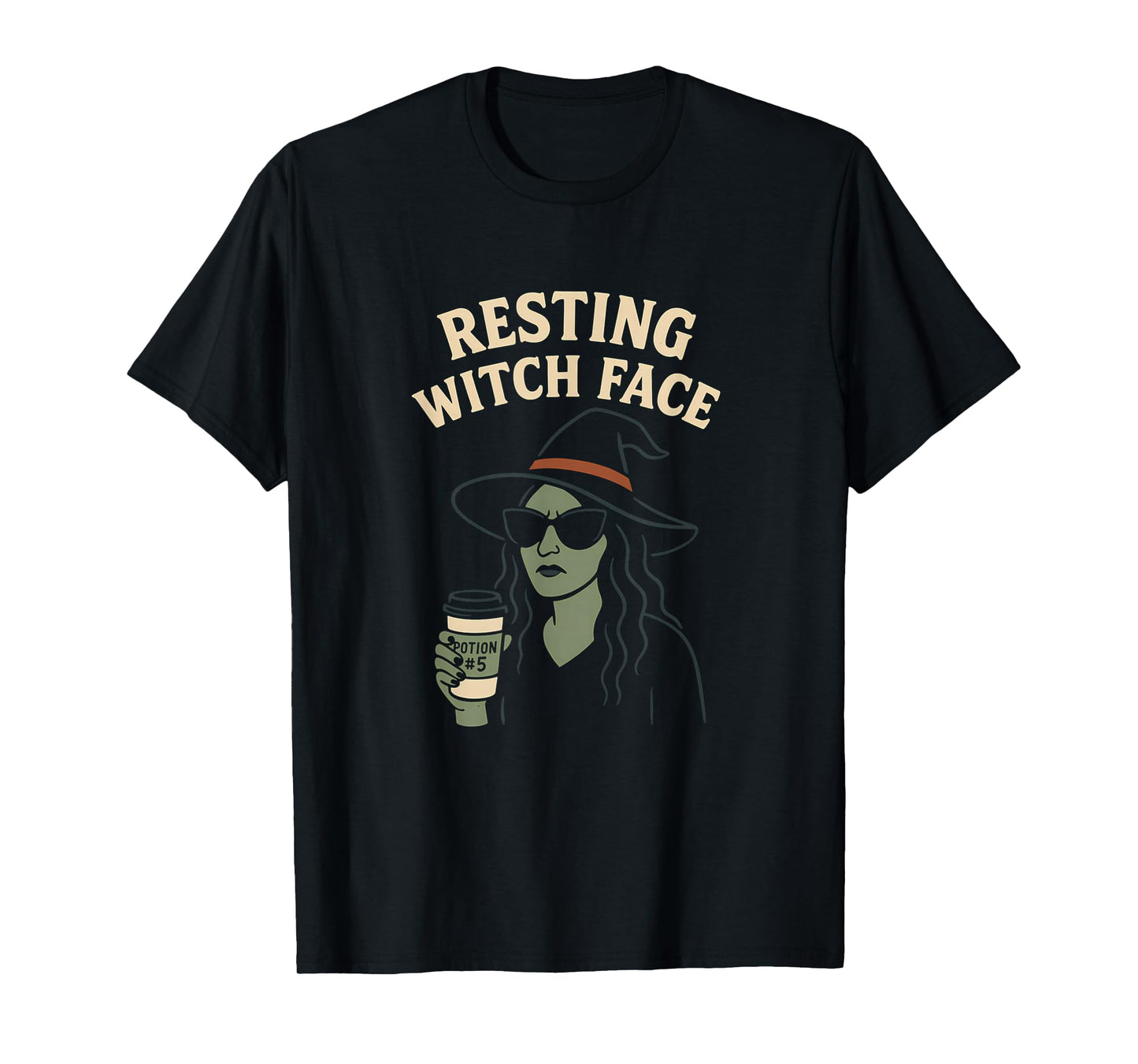 Resting Witch Face Potion #5 - Sarcastic Halloween Vibe T-Shirt
