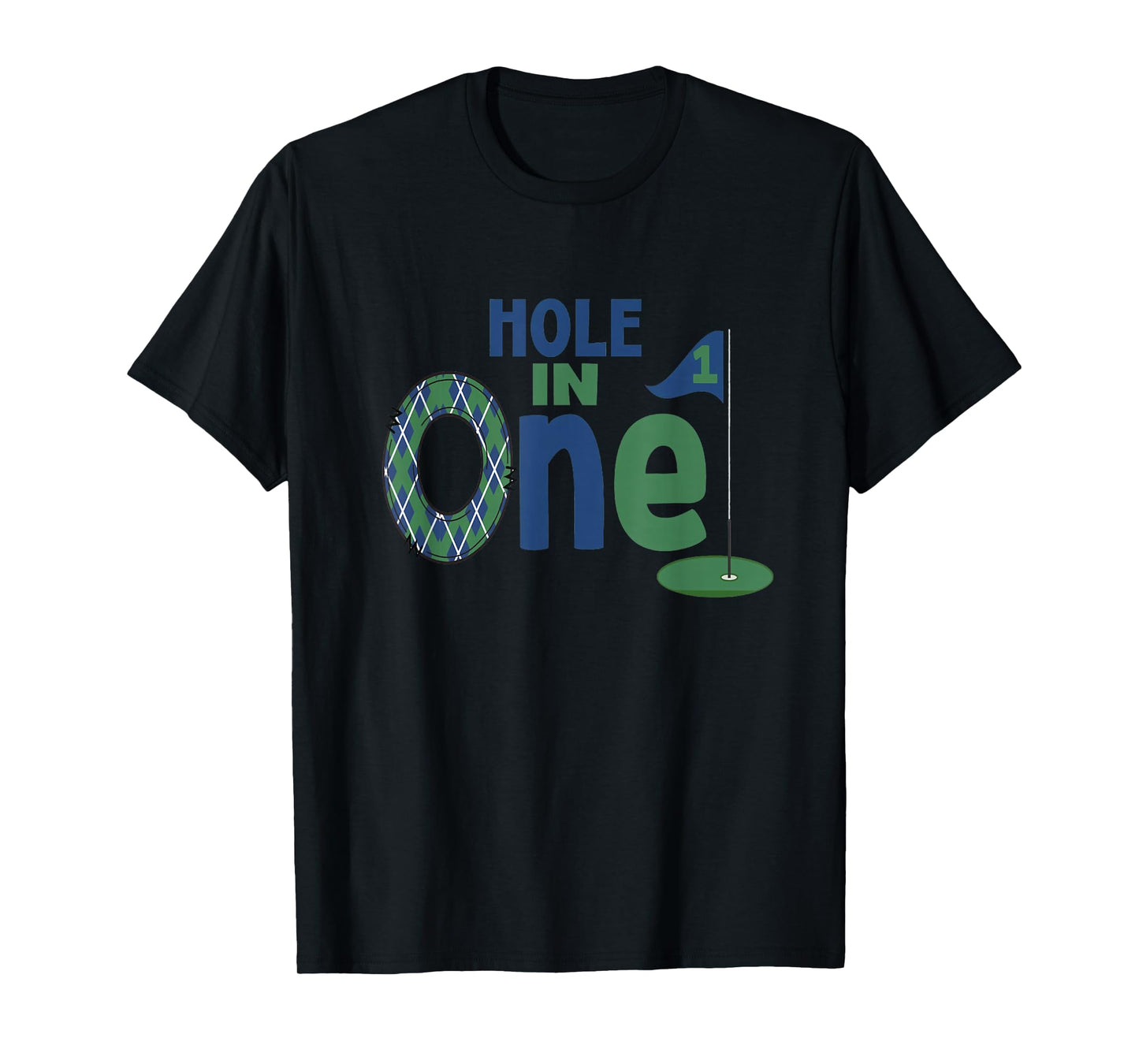 Golf Birthday Shirt 1st Birthday Hole In One Boys Girls T-Shirt