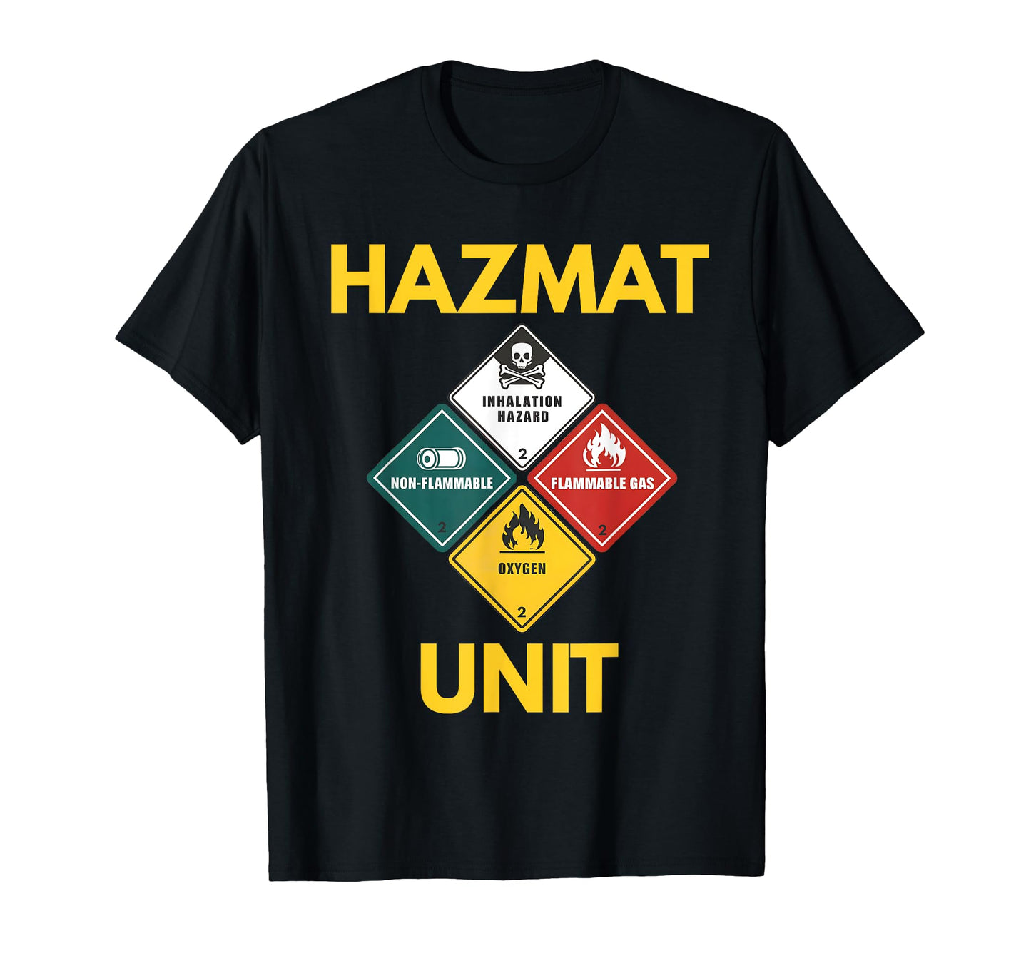Hazmat Unit Suit Costume Cosplay Halloween Kids Birthday T-Shirt