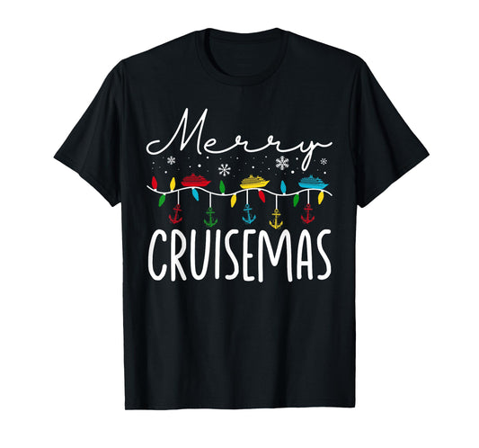 Merry Cruisemas Christmas Family Cruisin Funny Cruise Lover T-Shirt