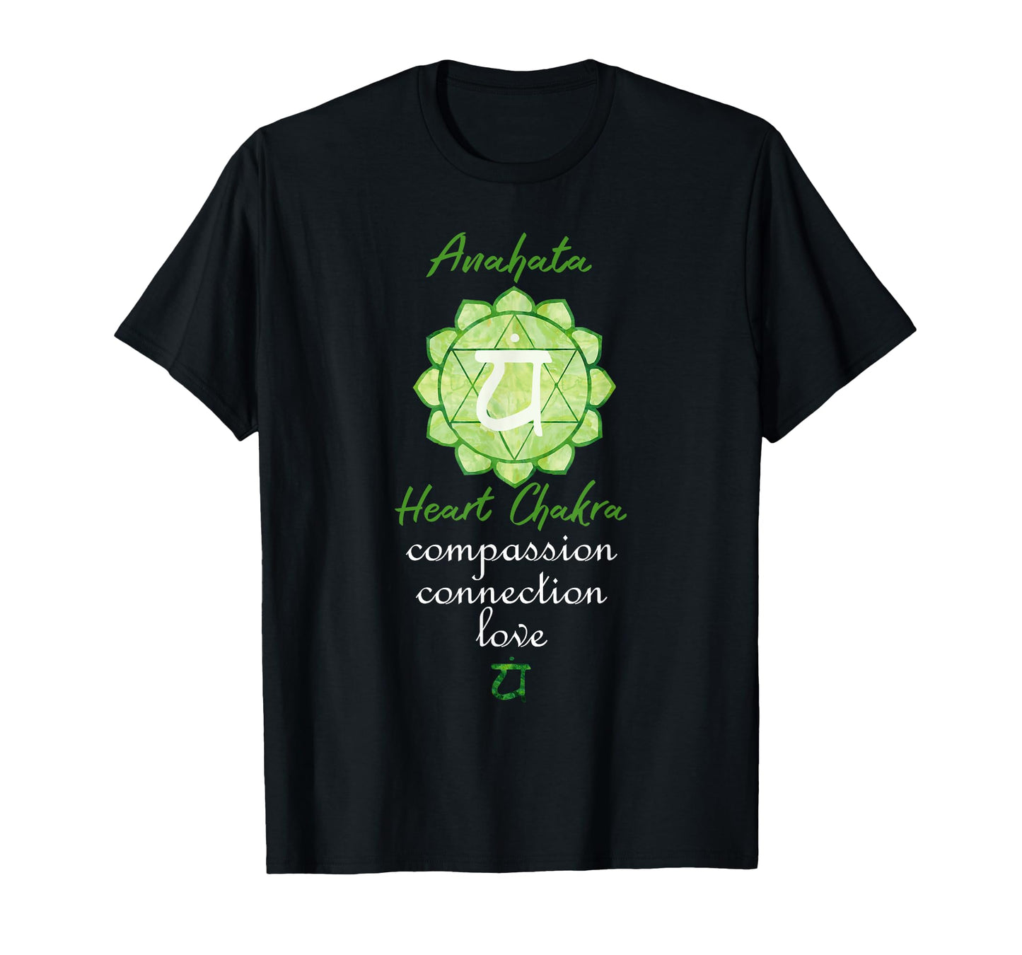 Chakra Meditation Shirt Affirmation Gift Tee Heart Chakra T-Shirt