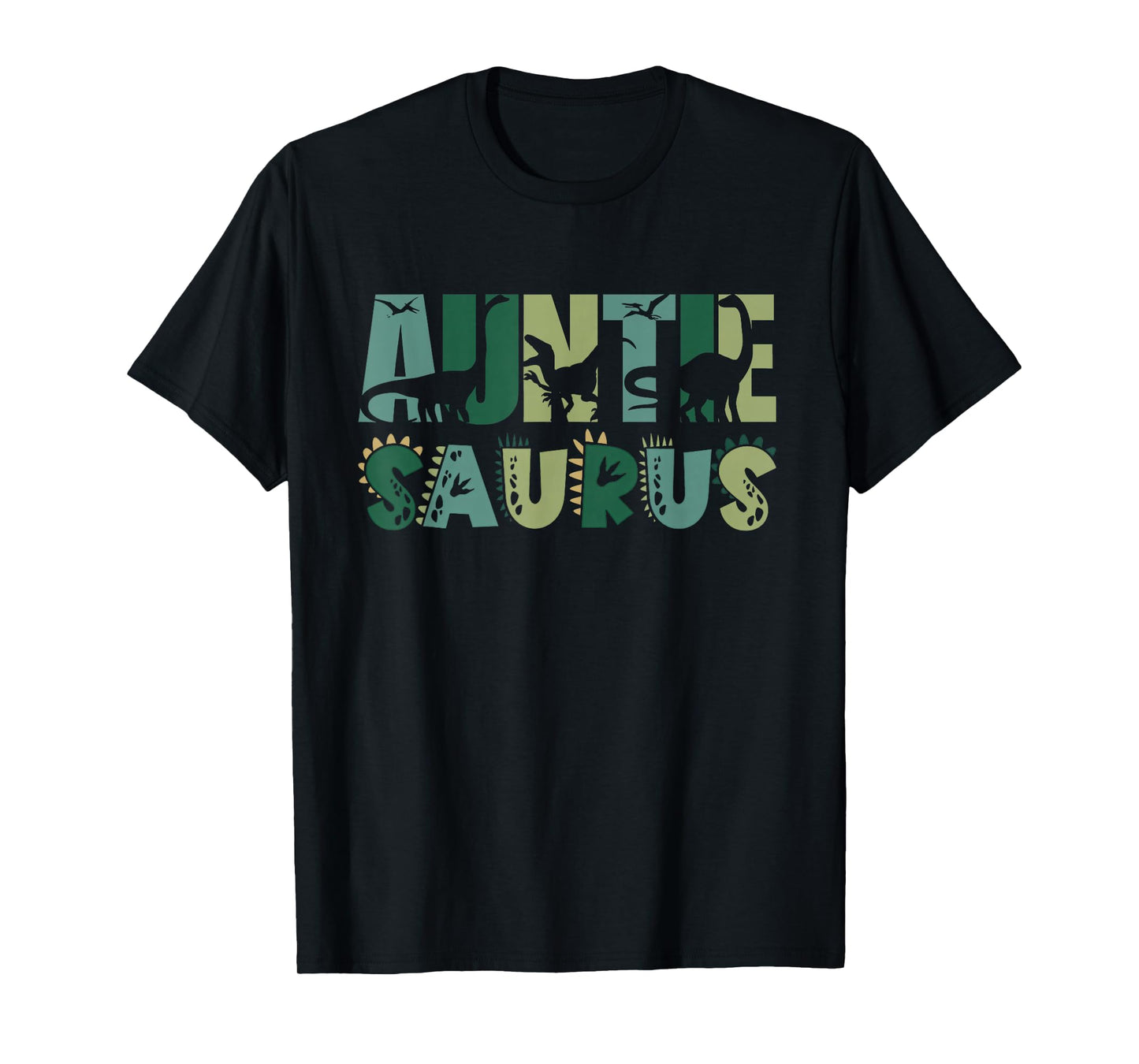 Auntie Saurus Matching Family Birthday Dinosaur Men Women T-Shirt