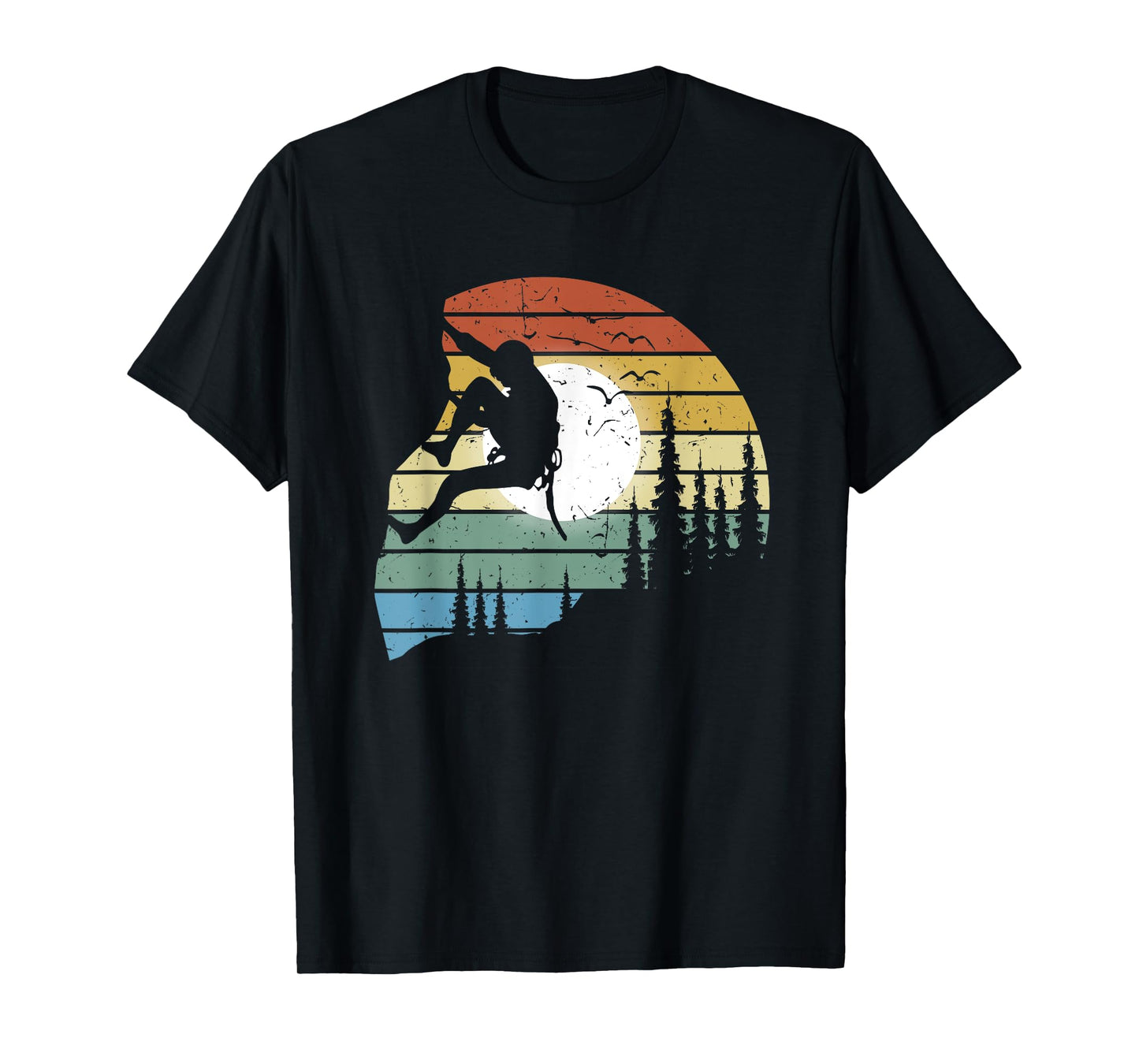 Vintage Climbing Bouldering Rock Climber Climbing T-Shirt
