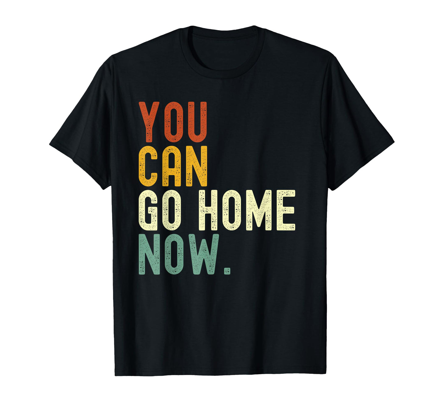 Retro vintage style You can go home now T-Shirt