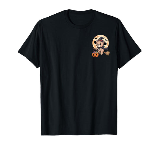 Cute Witchy Bear Halloween Style for Kids and Bear Lovers T-Shirt
