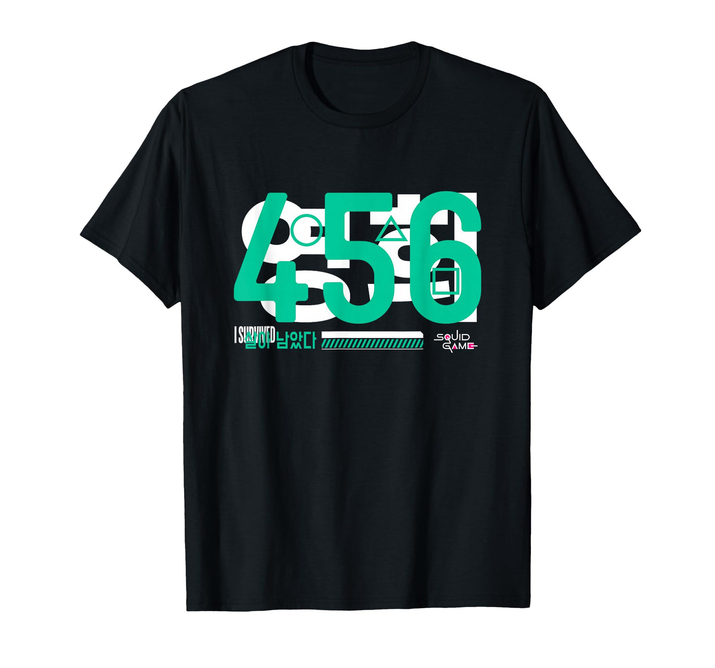 Squid Game 2 Player 456 I Survived Logo T-Shirt