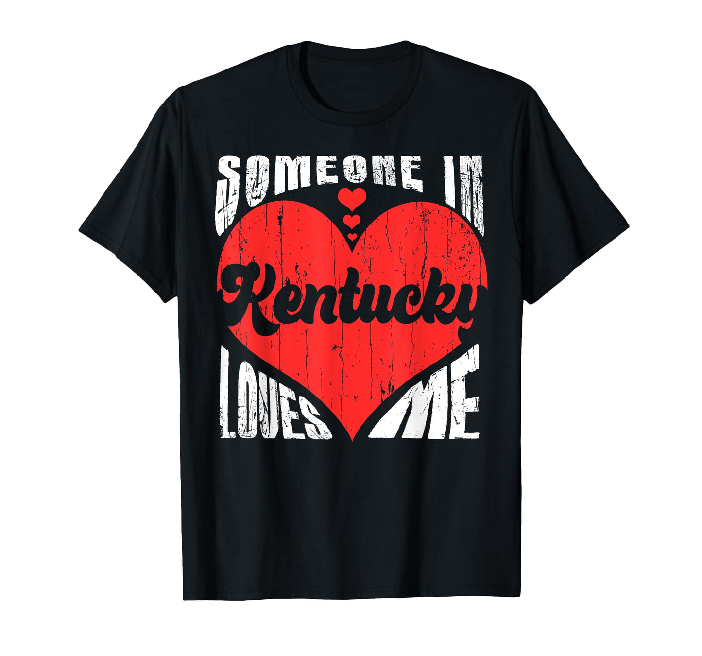 Someone In Kentucky Loves Me Heart Retro Vintage T-Shirt