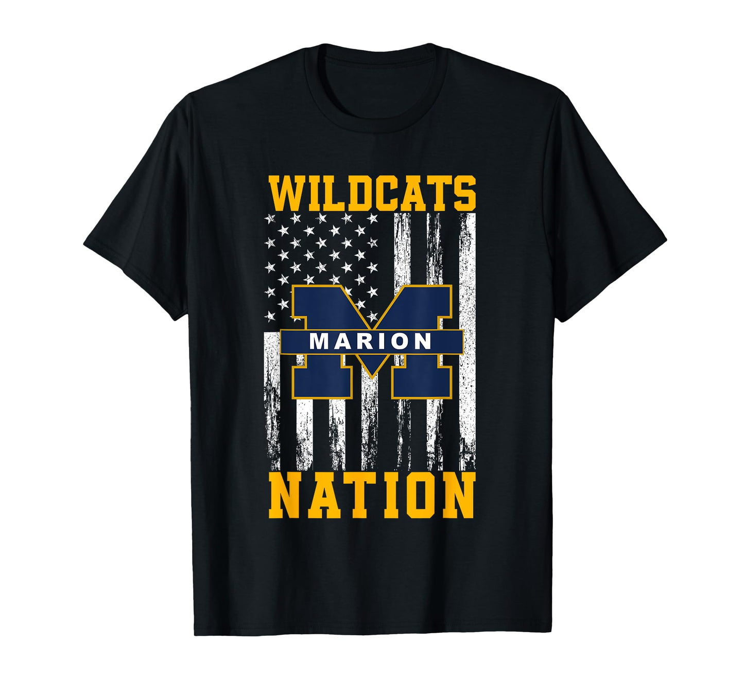 Marion Wildcats Logo Nation HS T-Shirt