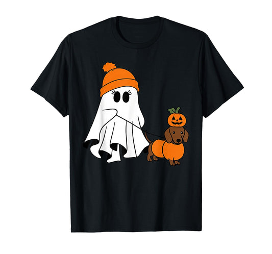 Dachshund Happy Halloweiner Funny Halloween Dogs Lover T-Shirt
