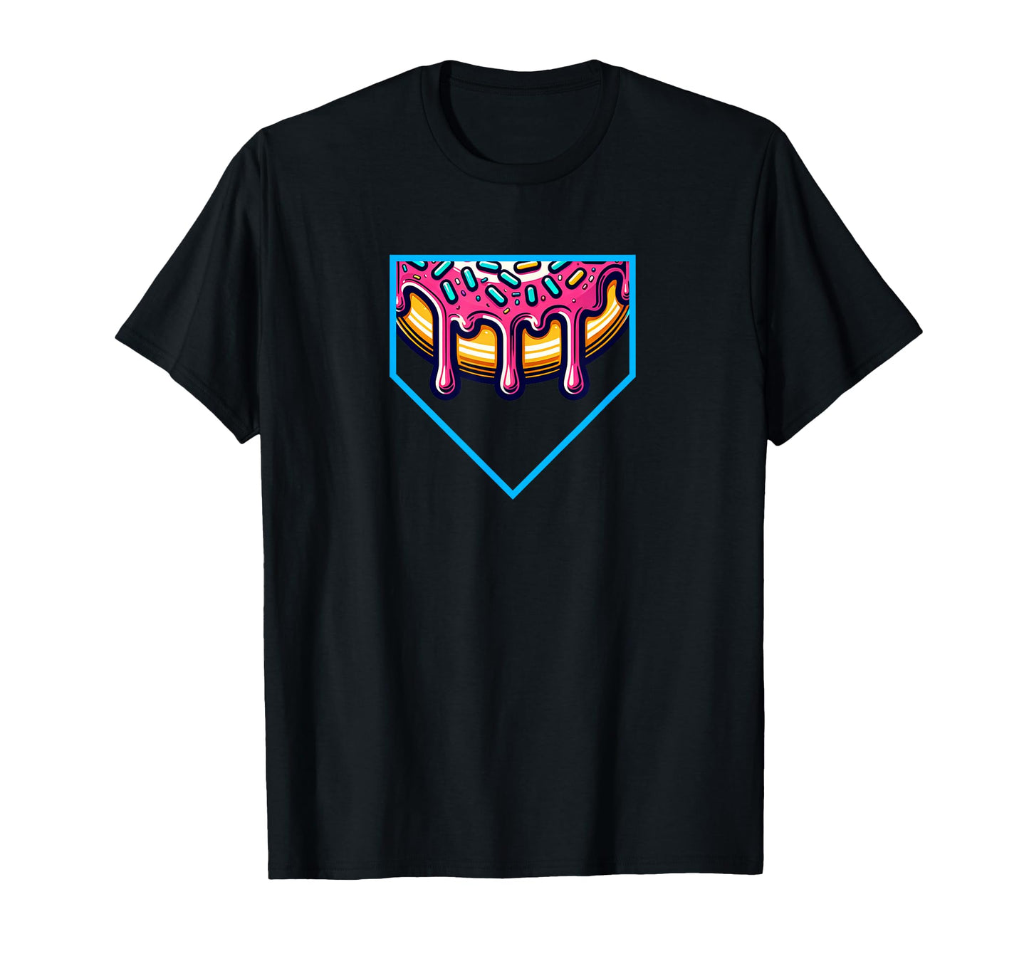 Home Plate Drip - Softball & Baseball T-Shirt