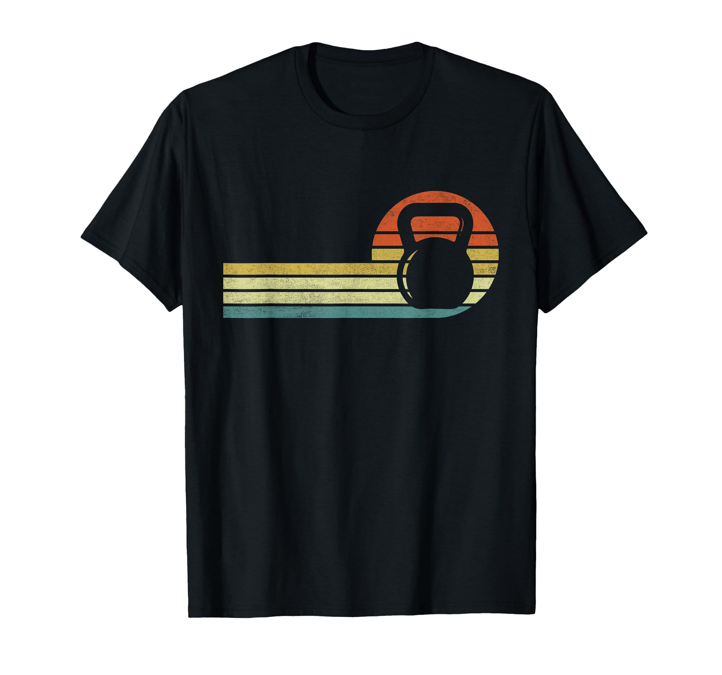 Vintage Kettlebell Workout Strong Gym Fitness T-Shirt