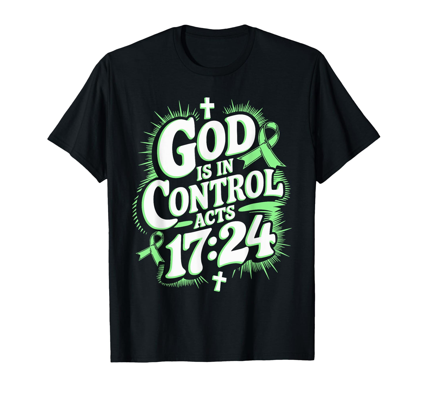 God Is In Control Survivor Non-Hodgkin Lymphoma Awareness T-Shirt