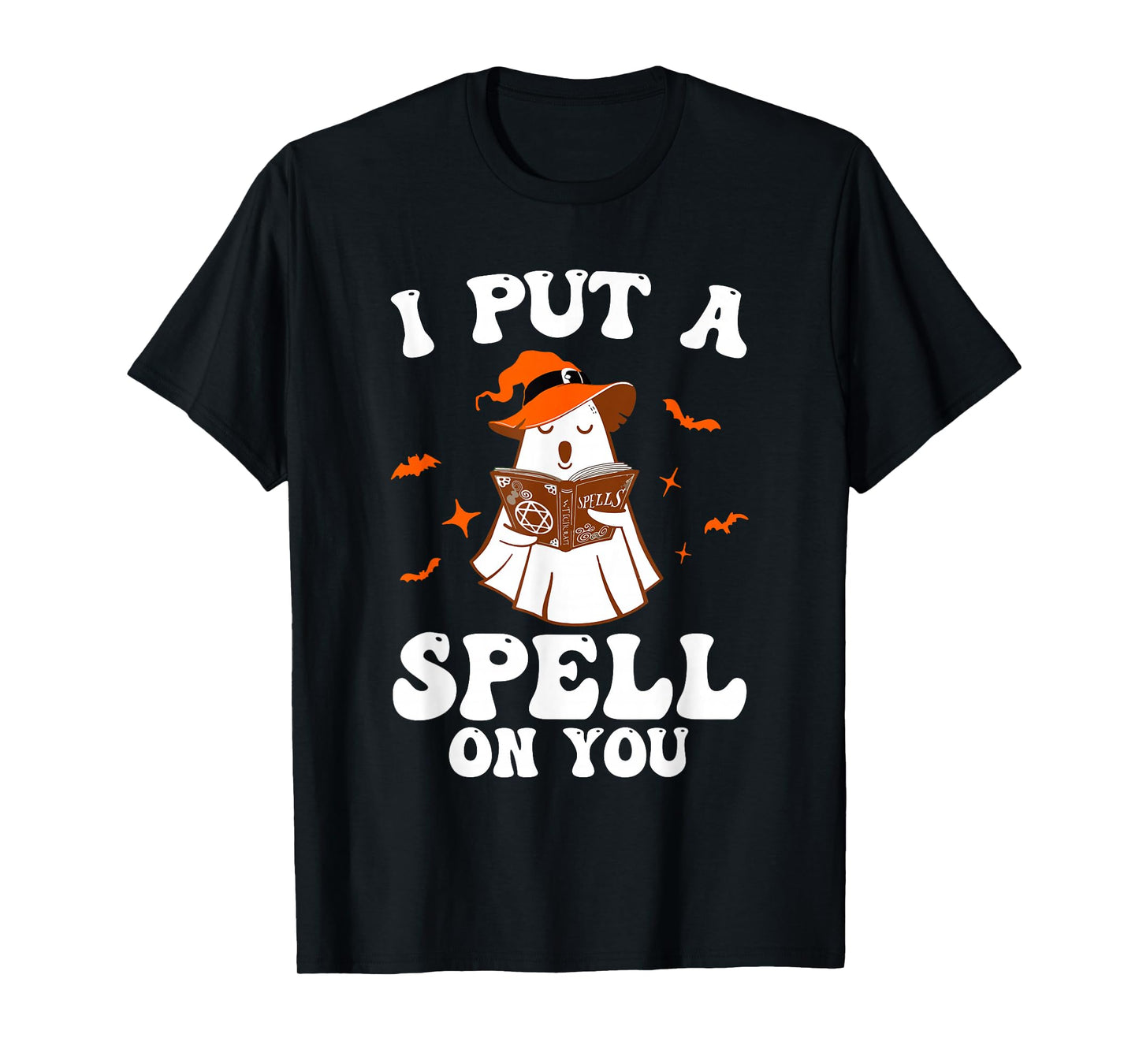 I Put A Spell On You Halloween Ghost T-Shirt