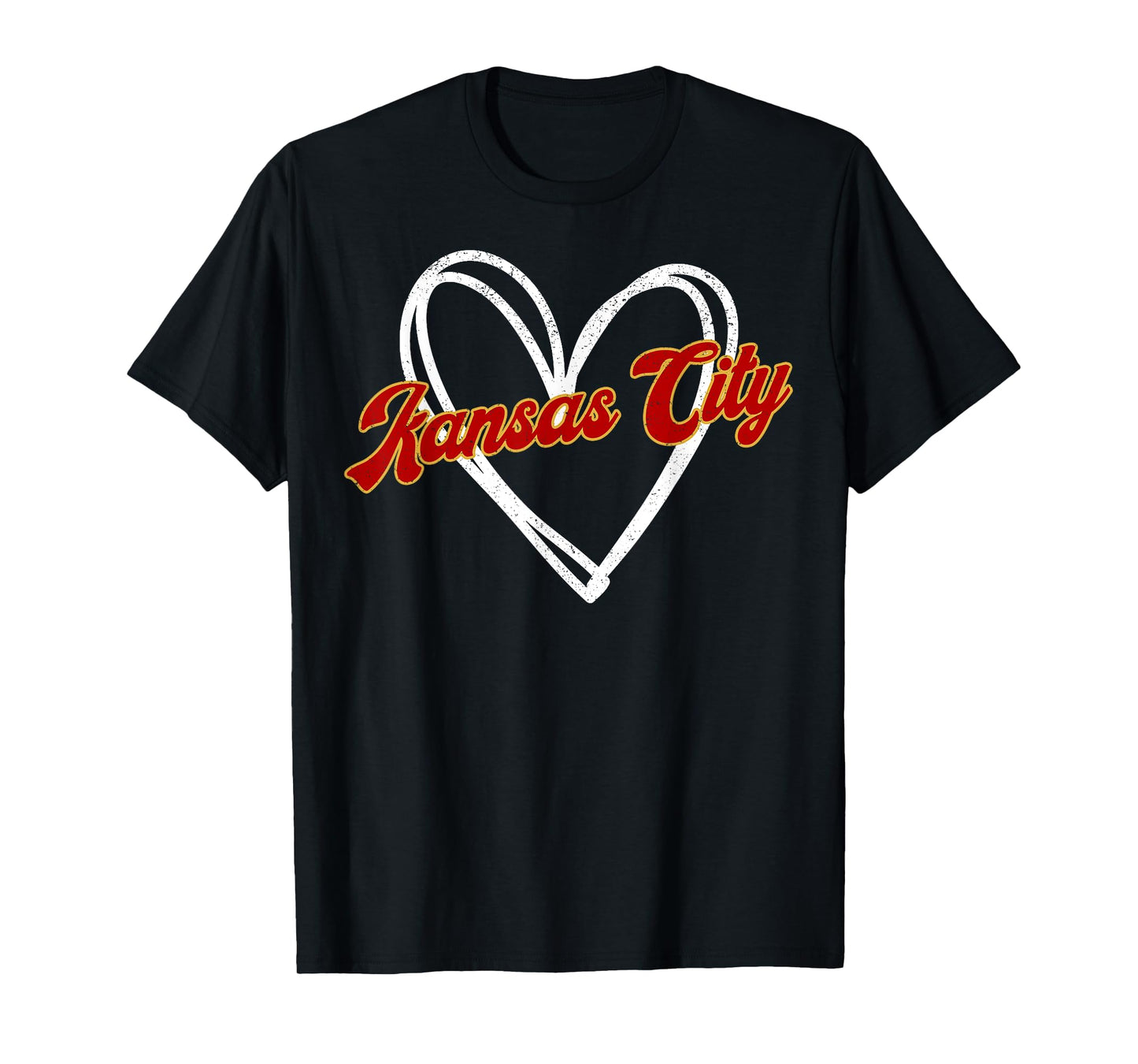Vintage Kansas City K.C Men Women Kids Heart T-Shirt