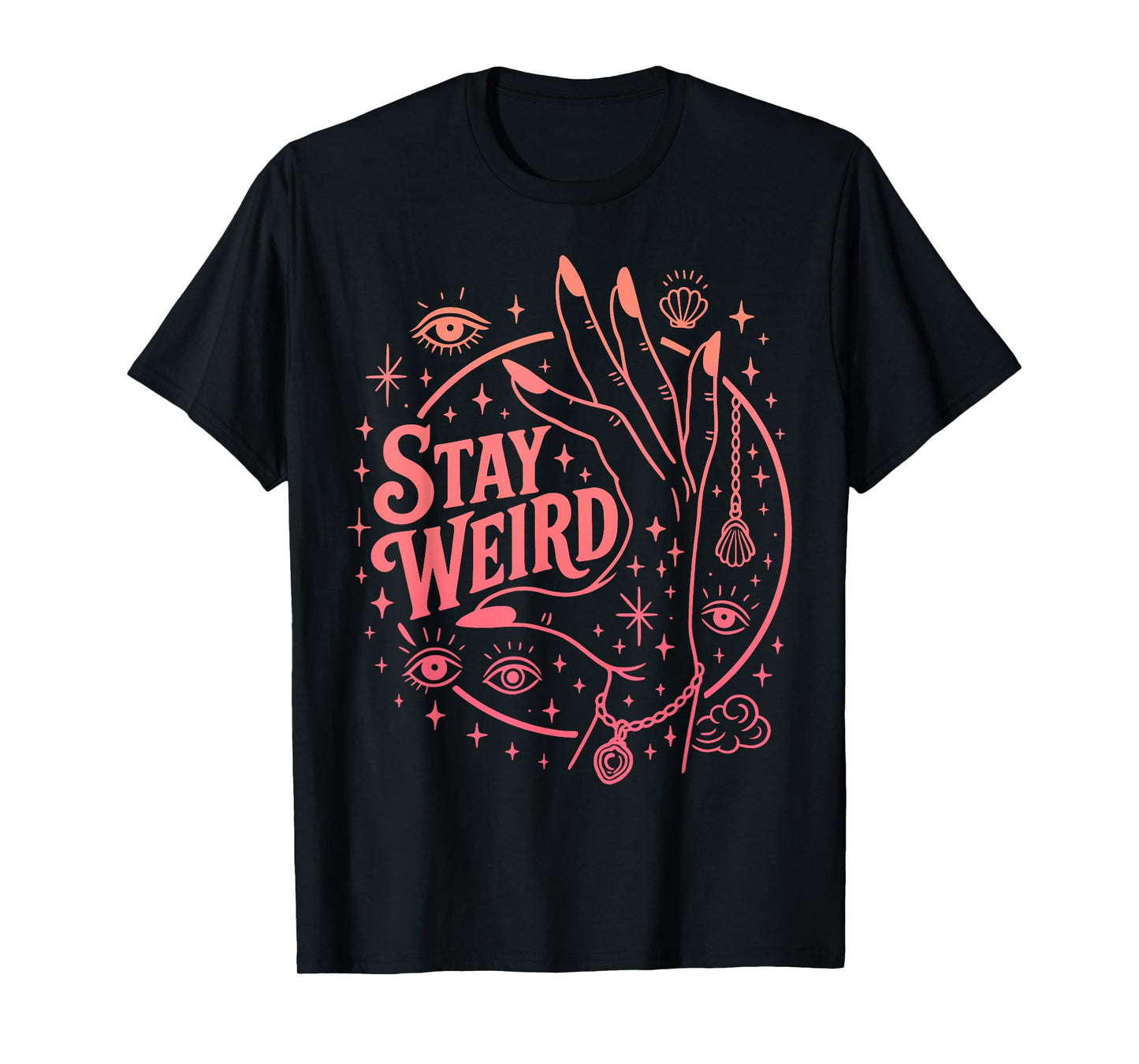 Stay Aesthetic Weird Witchy Gothic Spooky Season Halloween T-Shirt