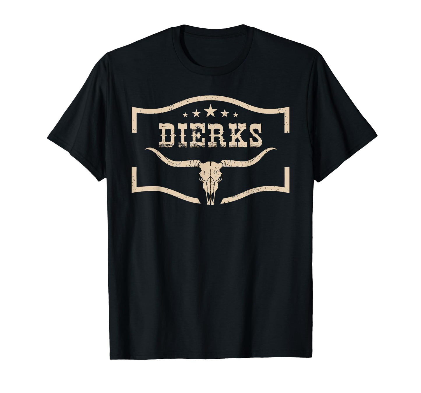 Dierks Cowboy Wild West Personalized, Dierks Birthday Idea T-Shirt