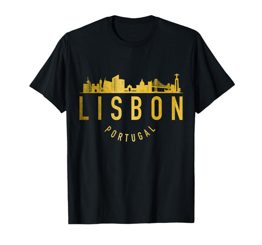 Lisbon Portugal Skyline Lisboa T-Shirt